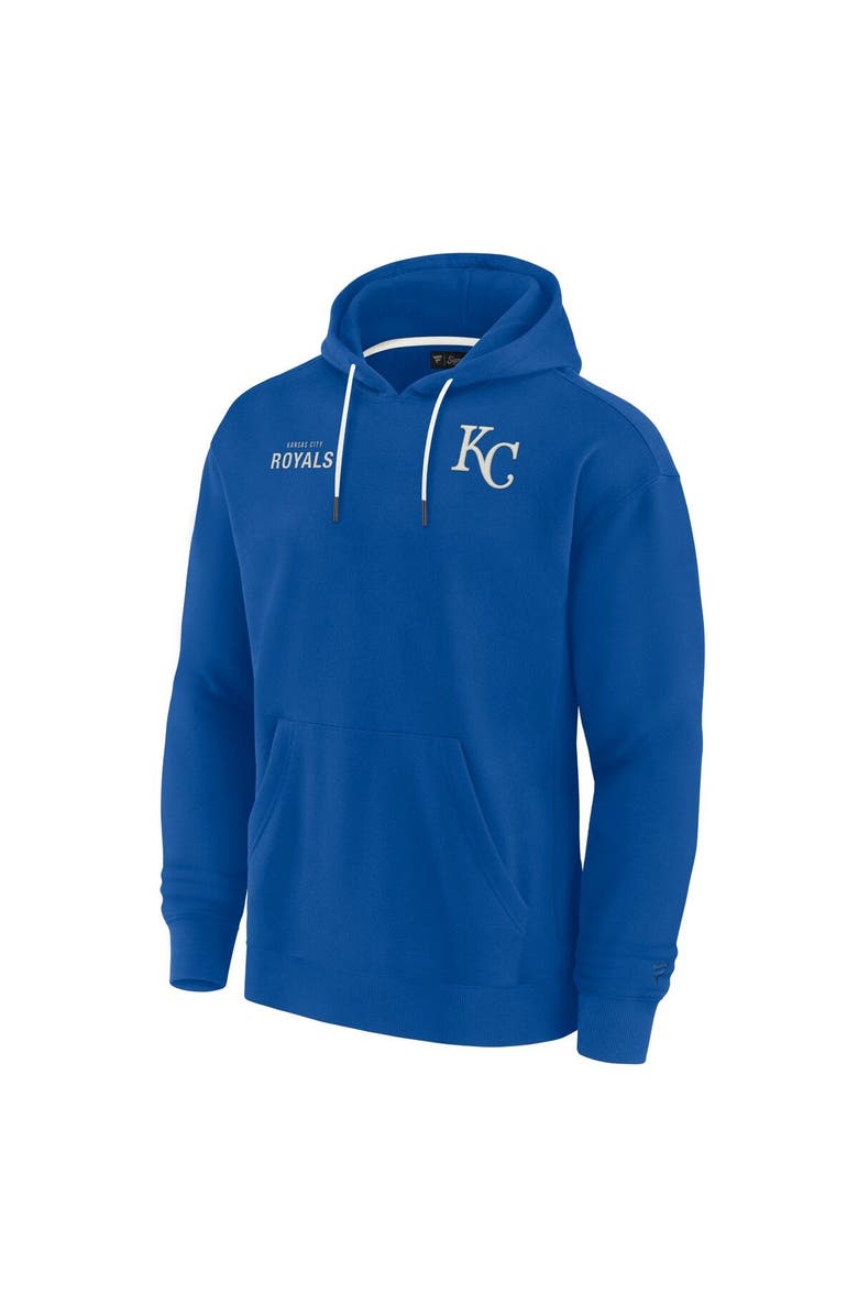 Fanatics Signature Unisex Fanatics Signature Royal Kansas City Royals Elements Super Soft Fleece Pullover Hoodie, Alternate, color, Royal