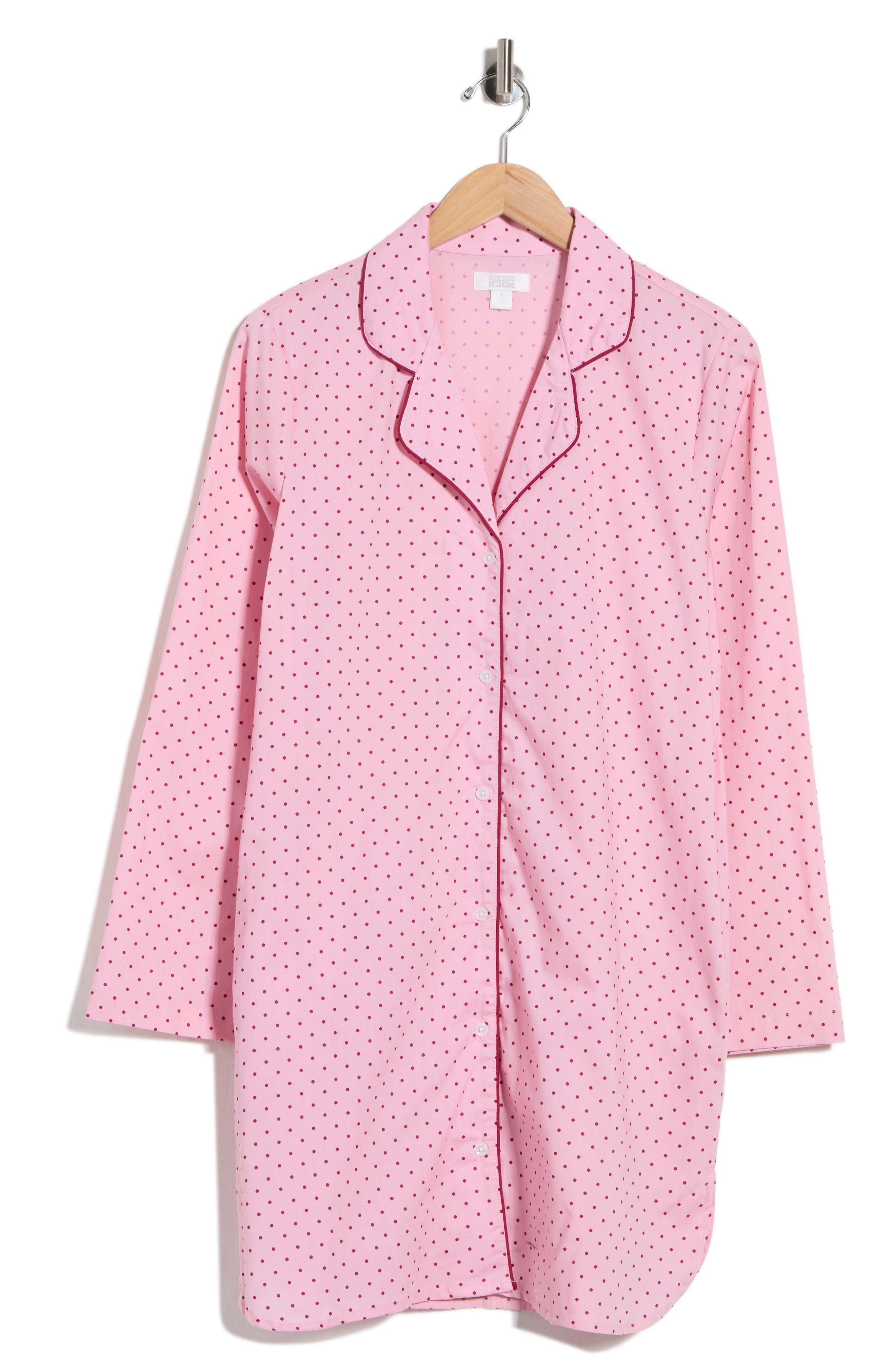 selected PINK- BURGUNDY BEET POLKA DOT