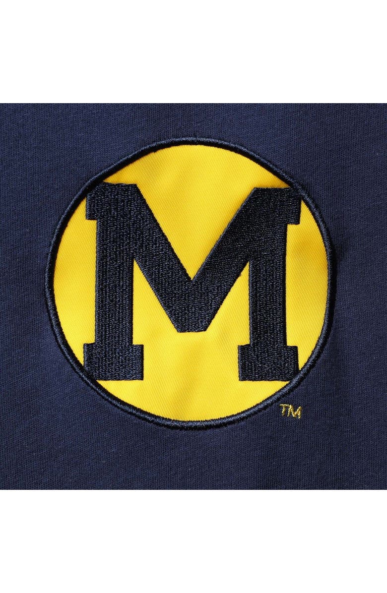Mitchell & Ness Men's Mitchell & Ness Navy/Maize Michigan Wolverines Play By Play 2.0 T-Shirt, Alternate, color, Navy