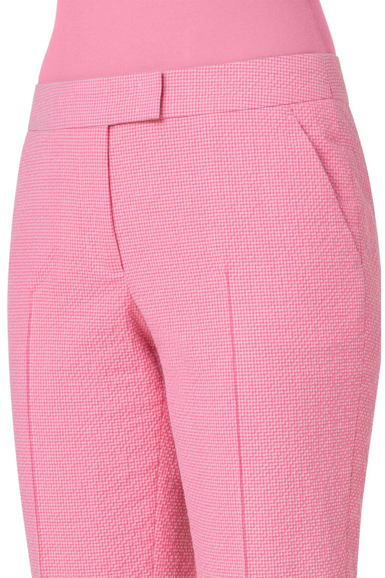 Frankie Stretch Seersucker Crop Pants, Alternate, color, FLAMINGO