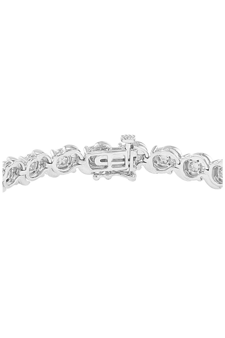 Sterling Silver Diamond Bracelet, Alternate, color, SILVER