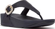 FitFlop Lulu Crystal Buckle Platform Flip Flop