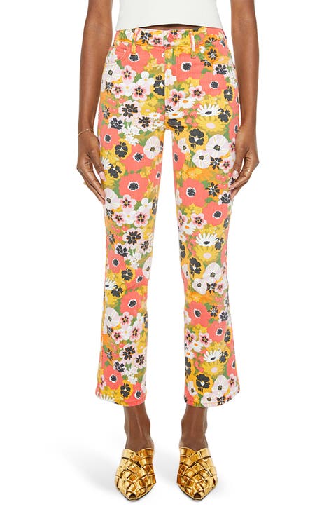 Women's Yellow High-Waisted Pants & Leggings