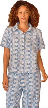Ace & Jig Winnie Button-up Foldover Collar Blouse