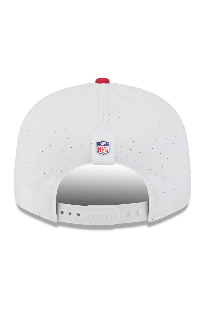 New Era Men's New Era White/Red Tampa Bay Buccaneers 2025 NFL Training Camp Split Panel 9FIFTY Snapback Hat, Alternate, color, White