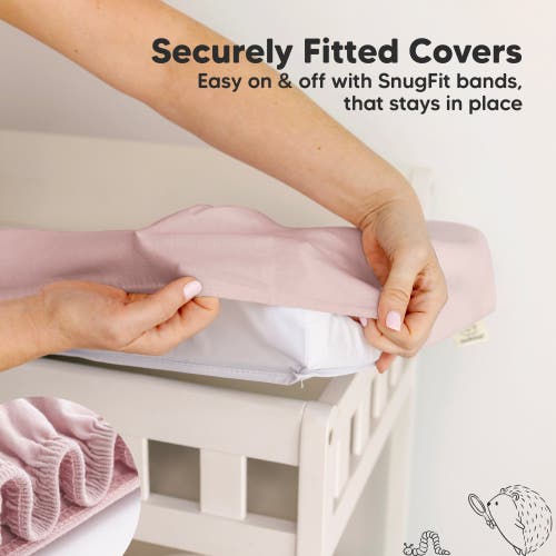 Keababies 2-pack Isla Changing Pad Covers In Pastel