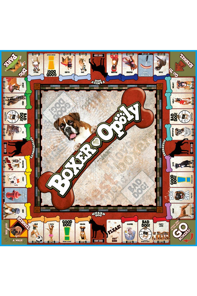 Boxeropoly Monopoly Board Game, Alternate, color, Multicolored