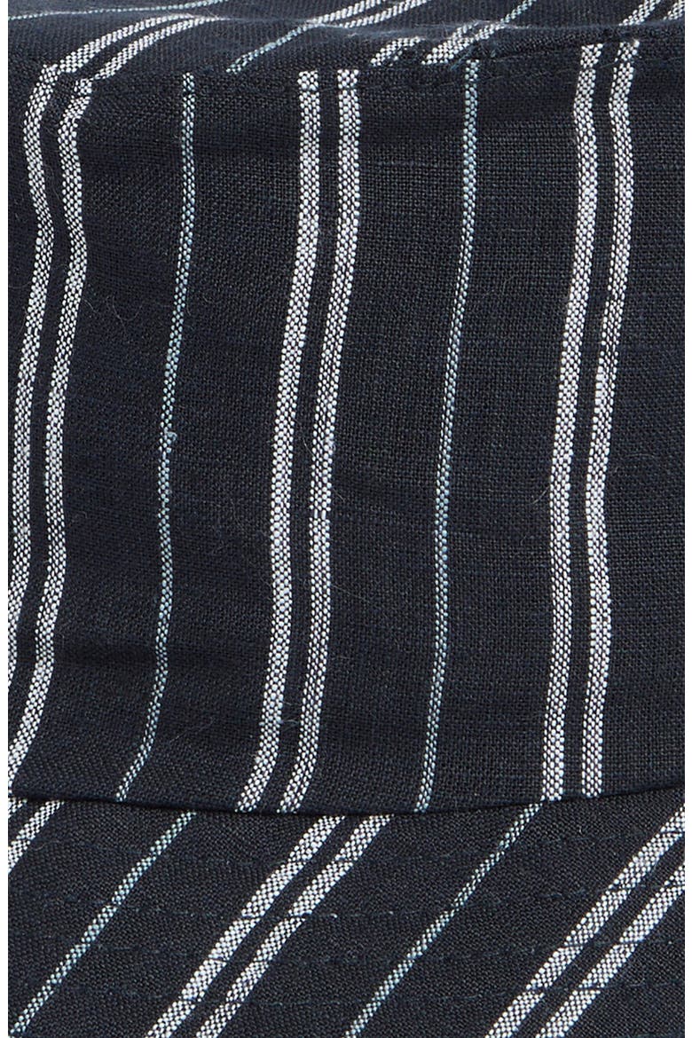 Messa Stripe Hemp Bucket Hat, Alternate, color, COASTAL BLUE