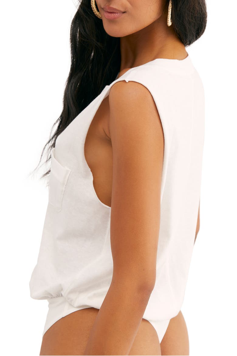 In Your Pocket Bodysuit, Alternate, color, WHITE