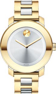 Movado 'Bold' Round Bracelet Watch, 36mm