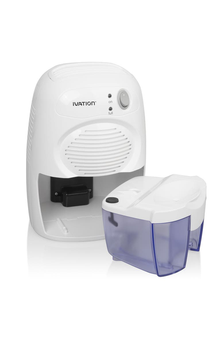 Powerful Small-Size Thermo-Electric Dehumidifier for Basement or Small Rooms, Alternate, color, White