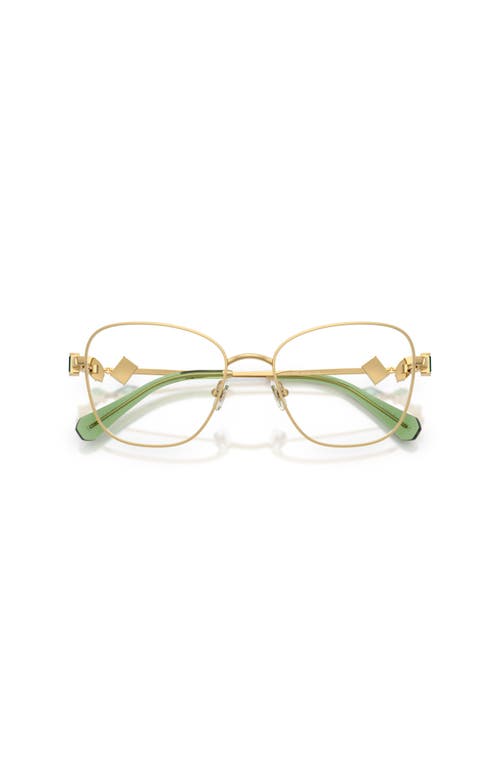Swarovski 52mm Irregular Optical Glasses In Gold