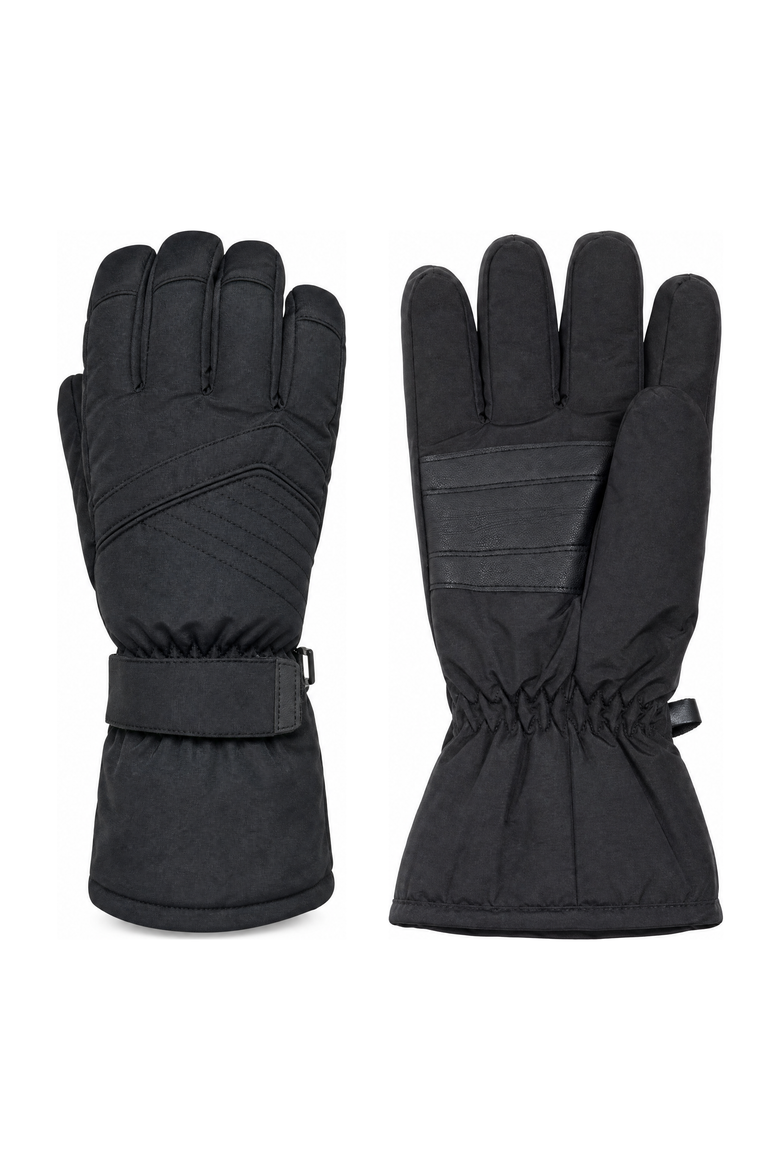 Men's Water-Resistant Insulated Ski Glove, Main, color, Black