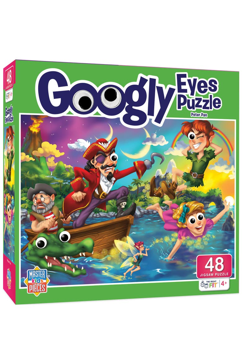 Googly Eyes Peter Pan 48 Piece Puzzle, Main, color, Multicolor