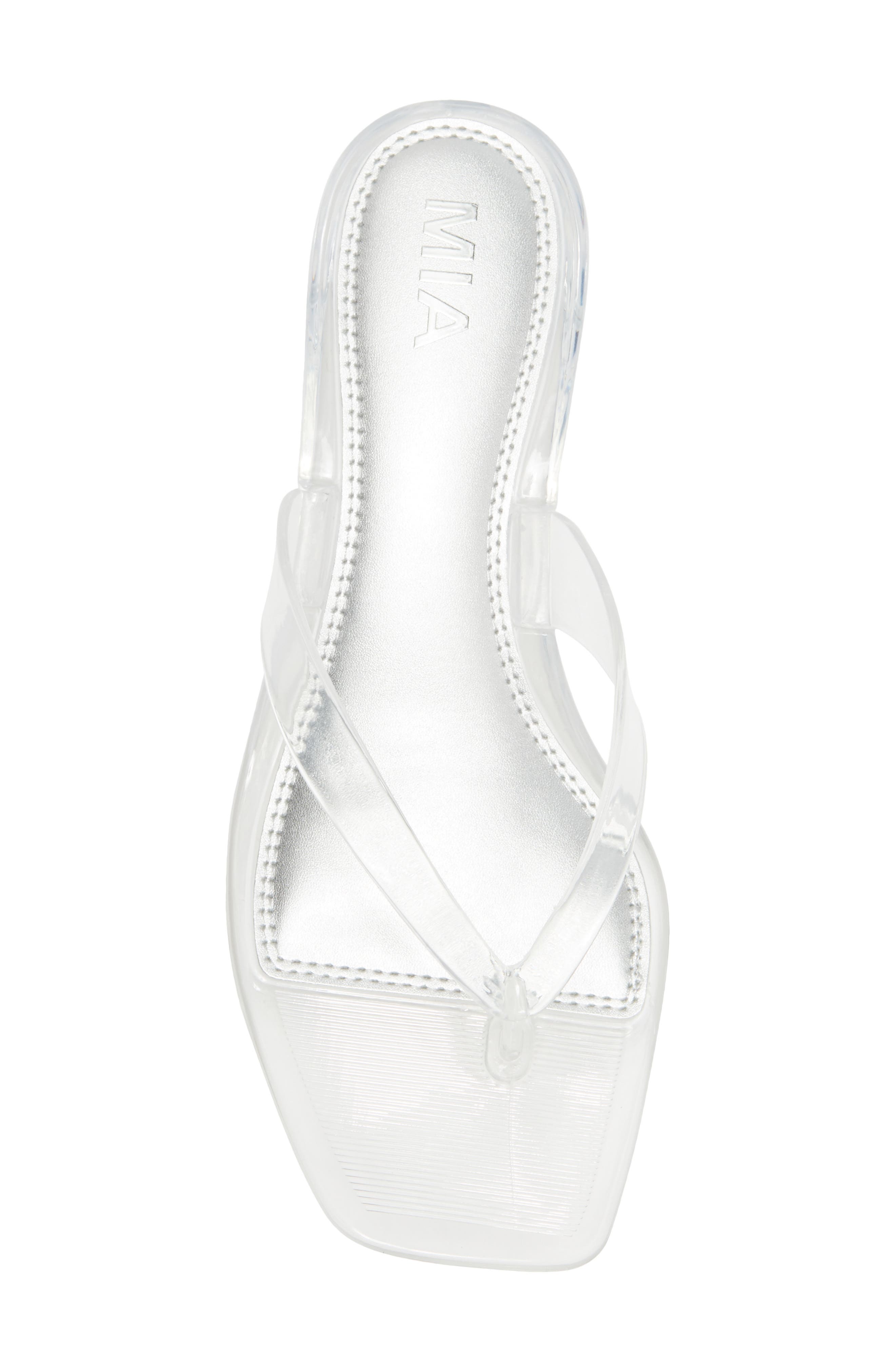 Martinni Slide Sandal, Alternate, color, CLEAR PVC