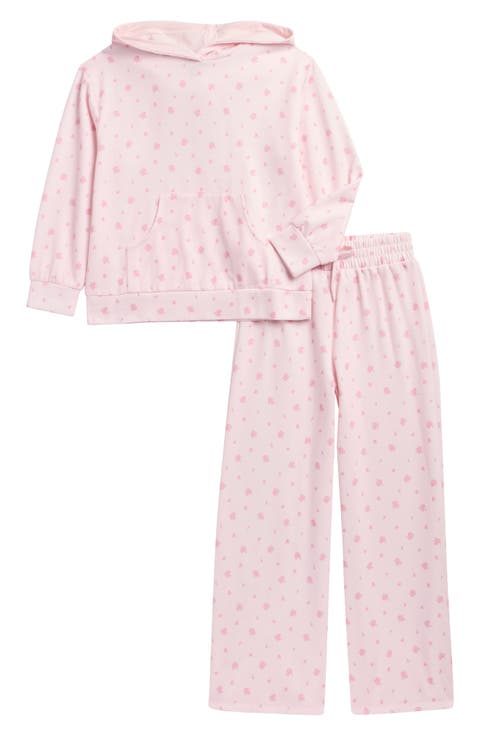 Kids' 2-Piece Floral Sweatsuit