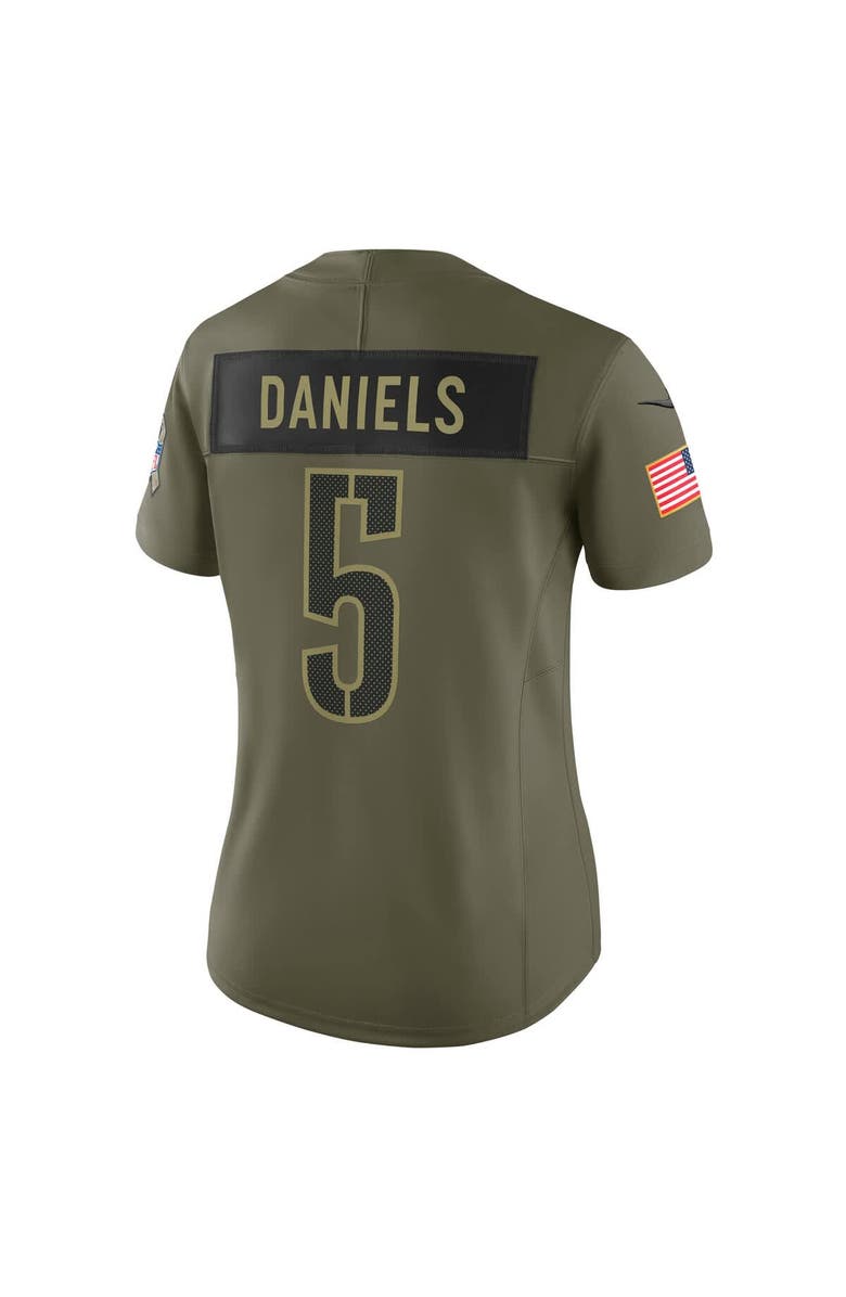 Nike Women's Nike Jayden Daniels Olive Washington Commanders 2025 Salute to Service Limited Jersey, Alternate, color, Olive