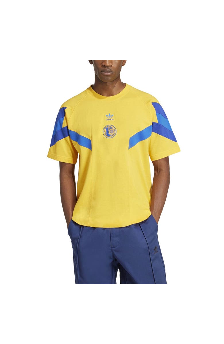 adidas Originals Men's adidas Originals Gold Tigres UANL Lifestyler T-Shirt, Alternate, color,