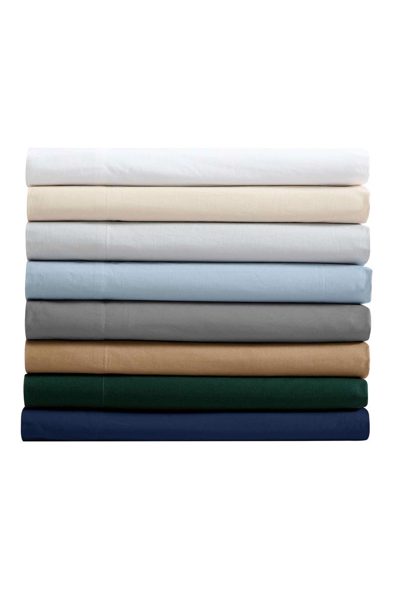 Bayview Solid 200 Thread Count Cotton Percale Sheet Set, Alternate, color, MEDIUM BEIGE