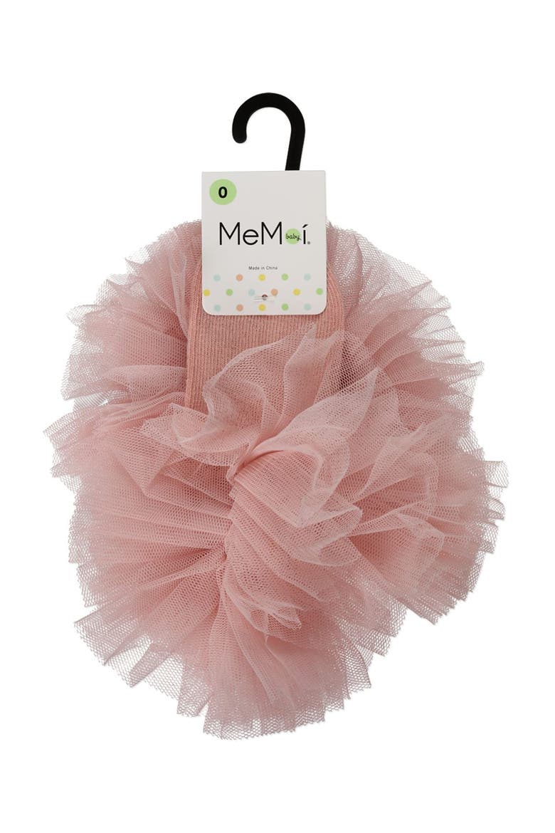 Oversized Tutu Ballerina Anklet Socks, Alternate, color, Blush Pink