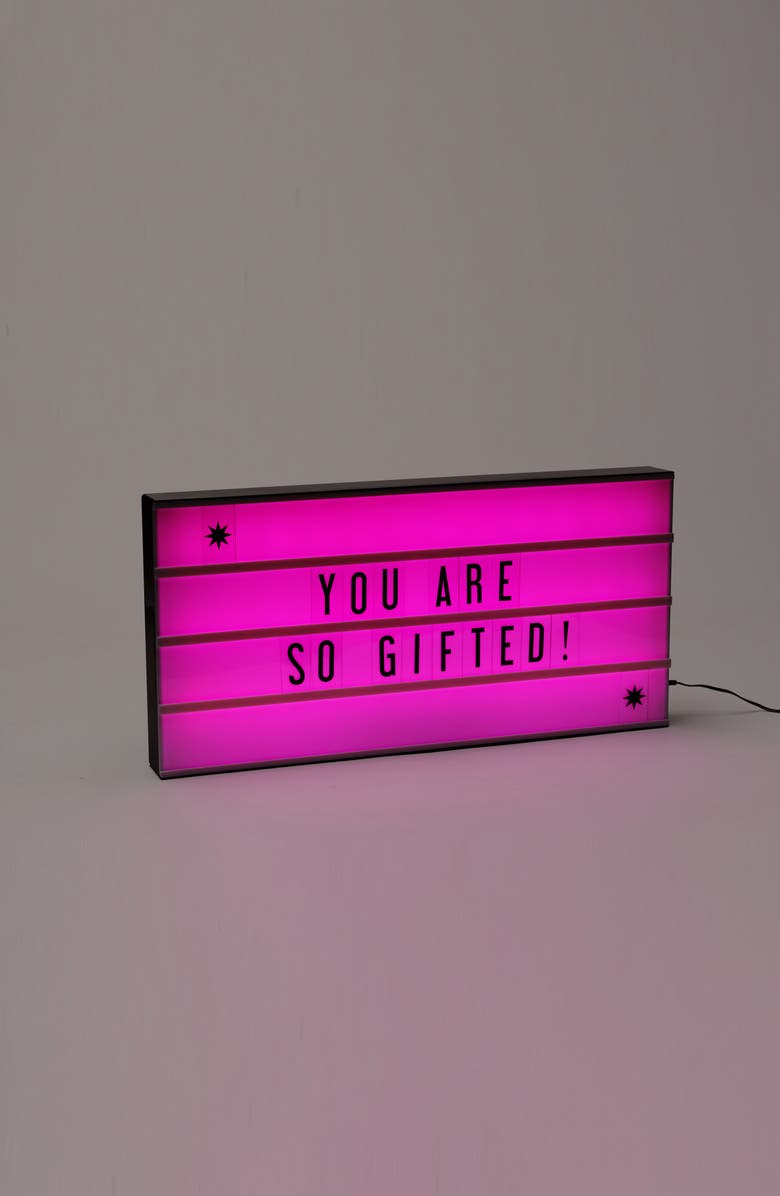 Amped & Co . Marquee Color Changing Cinema Lightbox, Alternate, color, 