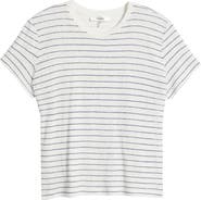 FRAME The Stripe Linen Baby T-Shirt