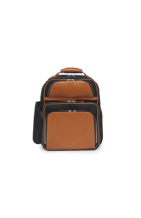 Mason Workday Ballistic Nylon and Leather Backpack