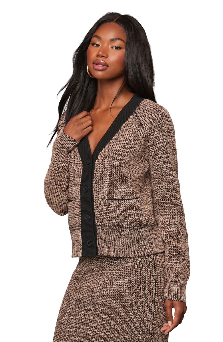 VICI Collection Business Only Contrast Trim Cardigan, Alternate, color, 