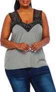 BLUEGREY Lace Trim Camisole