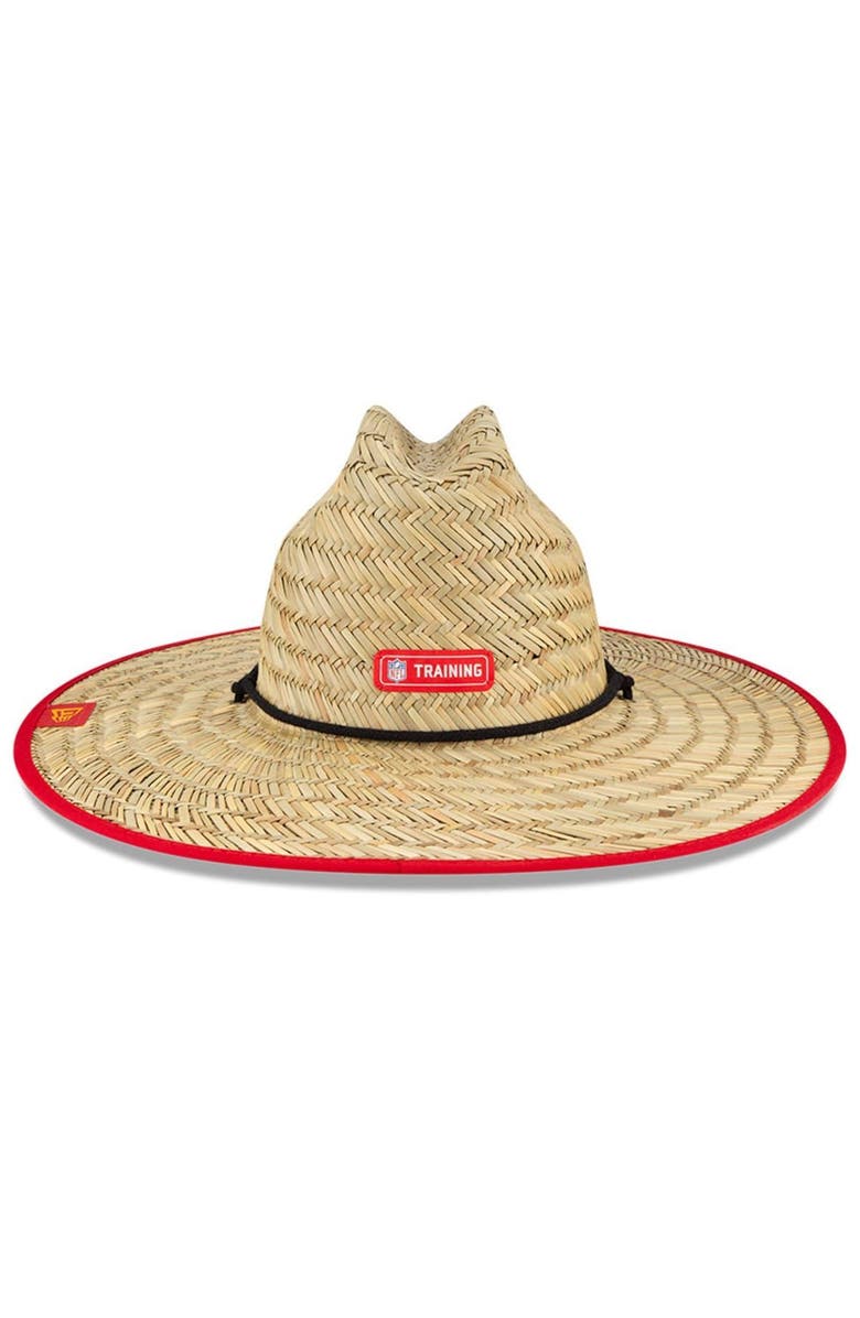 New Era Men's New Era Natural Kansas City Chiefs NFL Training Camp Official Straw Lifeguard Hat, Alternate, color, 