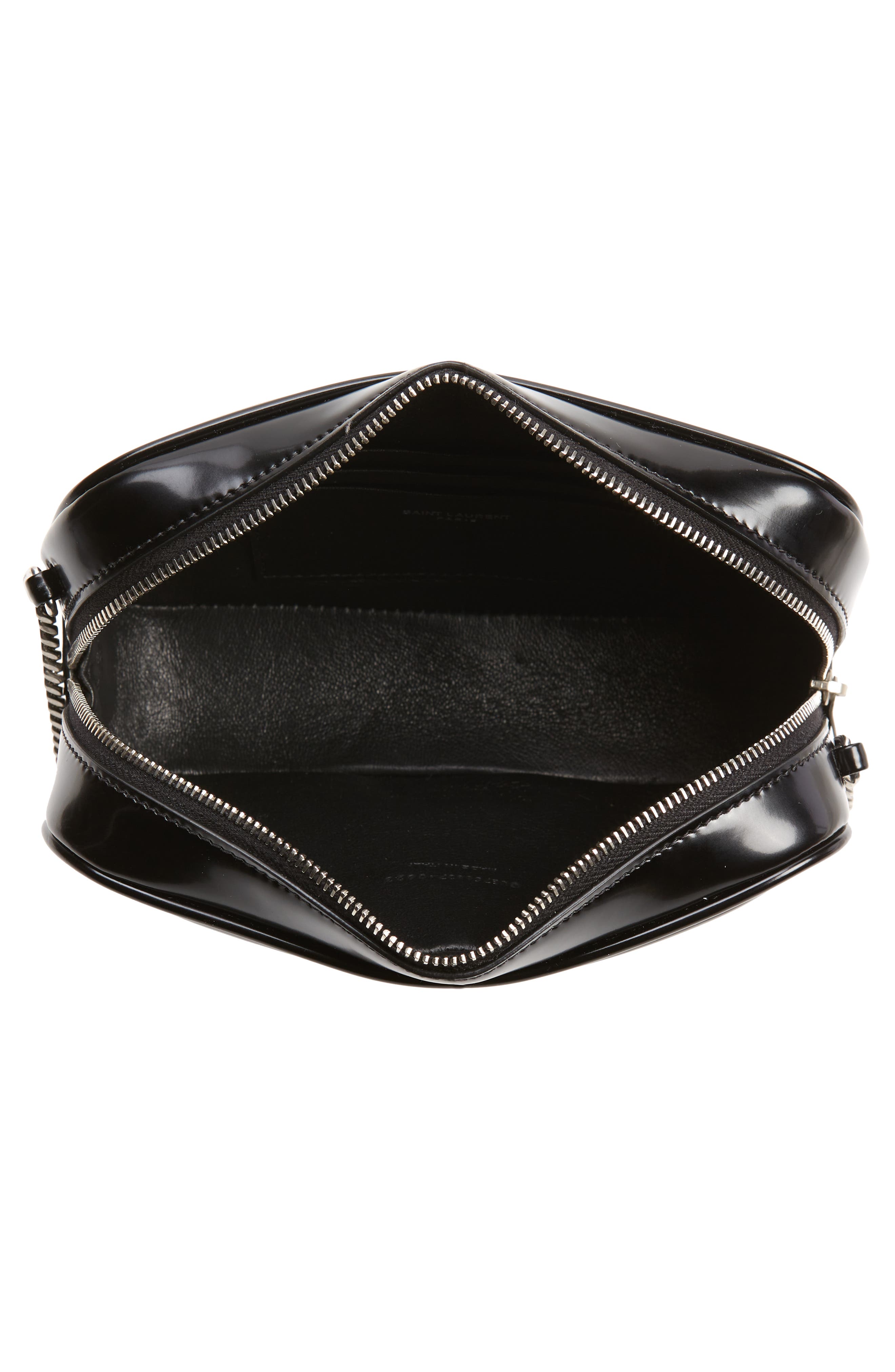 Saint Laurent Mini Lou Faux Leather Camera Bag, Alternate, color, 