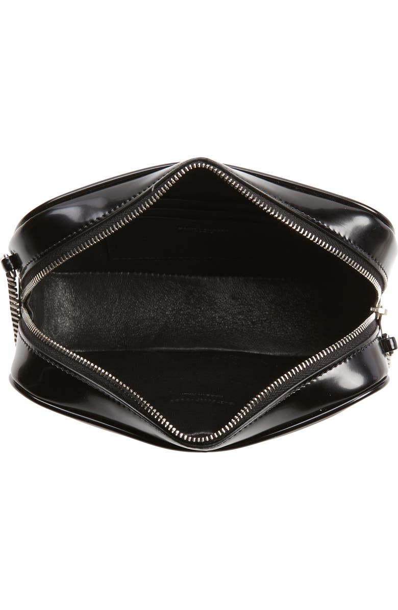 Saint Laurent Mini Lou Faux Leather Camera Bag, Alternate, color,