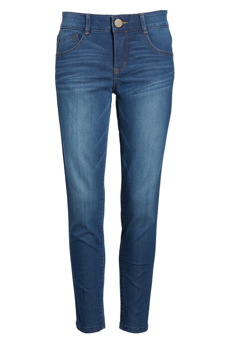 Ab-Solution Ankle Skimmer Jeans (Nordstrom Exclusive), Alternate, color, BLUE