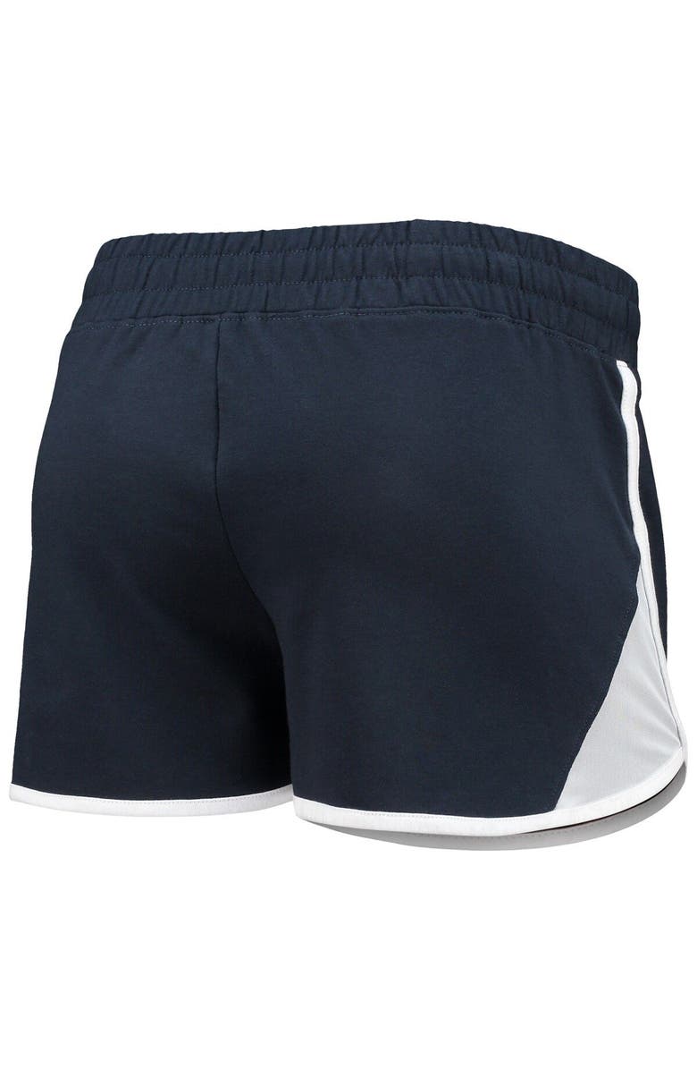 New Era Women's New Era Navy Tampa Bay Rays Stretch French Terry Shorts, Alternate, color, 