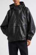 Róhe Oversize Leather Anorak