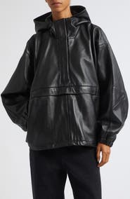 Róhe Oversize Leather Anorak