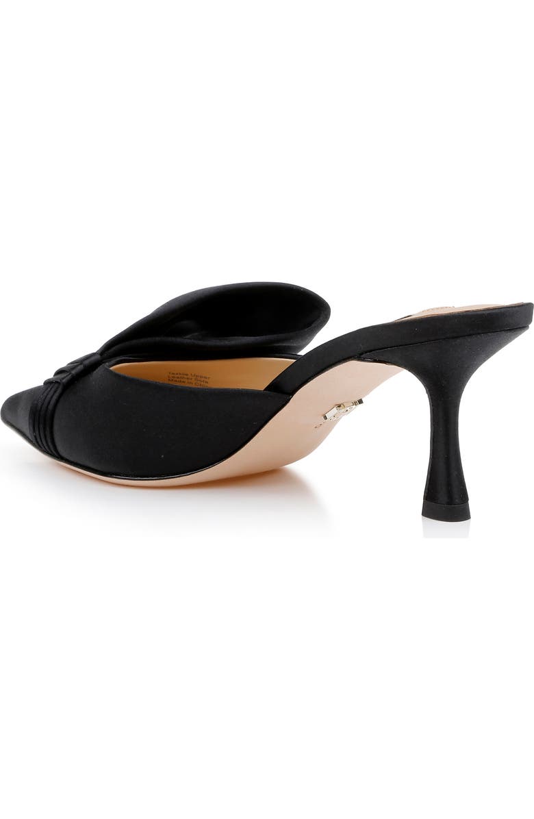 Badgley Mischka Collection Alaya Pointed Toe Mule, Alternate, color, Black Satin