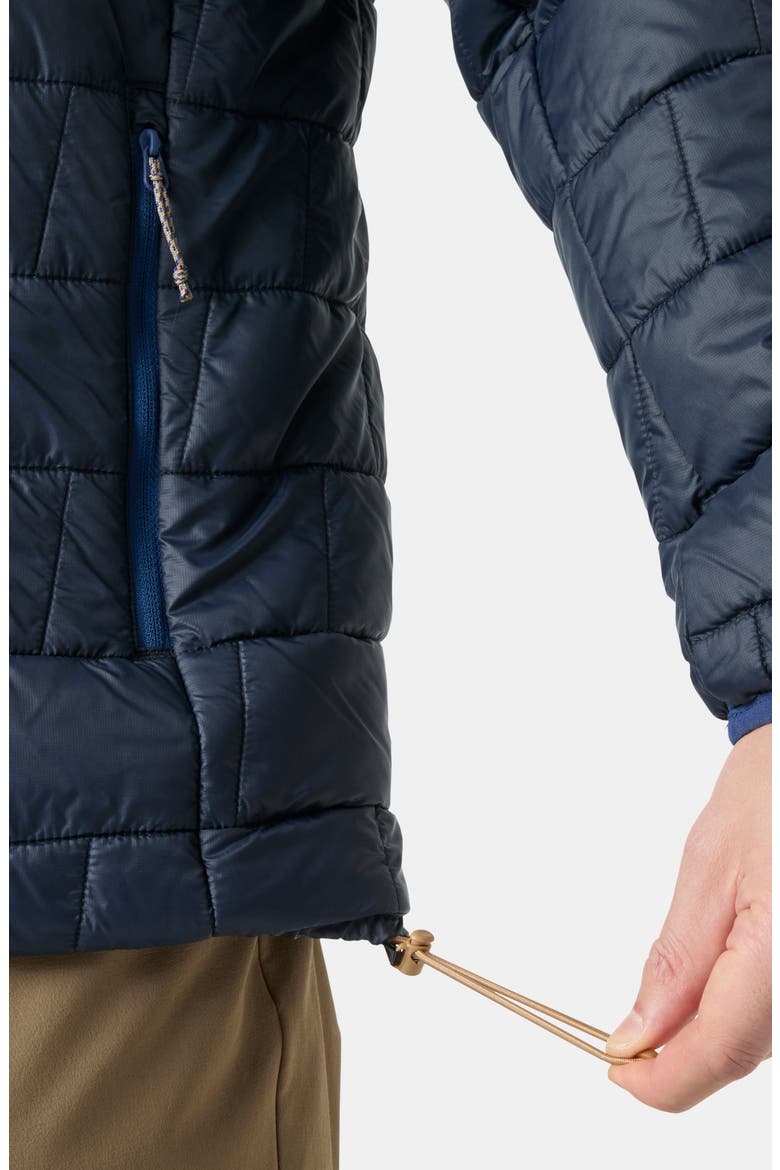 Lifaloft Hooded Insulator Jacket, Alternate, color, NAVY