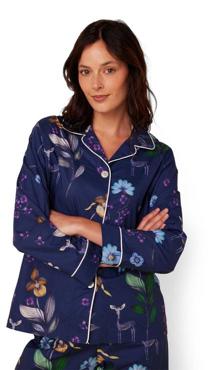 Luxe Pima Pajama Set Conversational