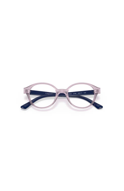Vogue Eyewear 43mm Oval Optical Glasses In Purple