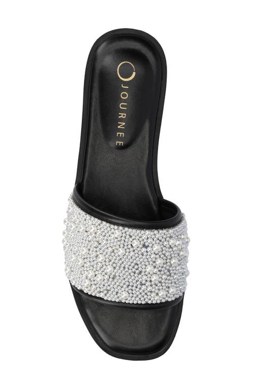 Shop Journee Collection Precly Slide Sandal In Black