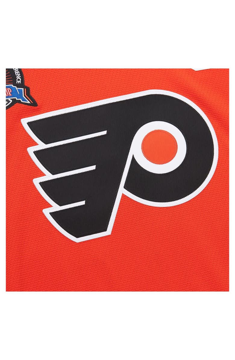 Mitchell & Ness Men's Mitchell & Ness Eric Lindros Orange Philadelphia Flyers Big & Tall 1996-97 Blue Line 2.0 Jersey, Alternate, color, Orange