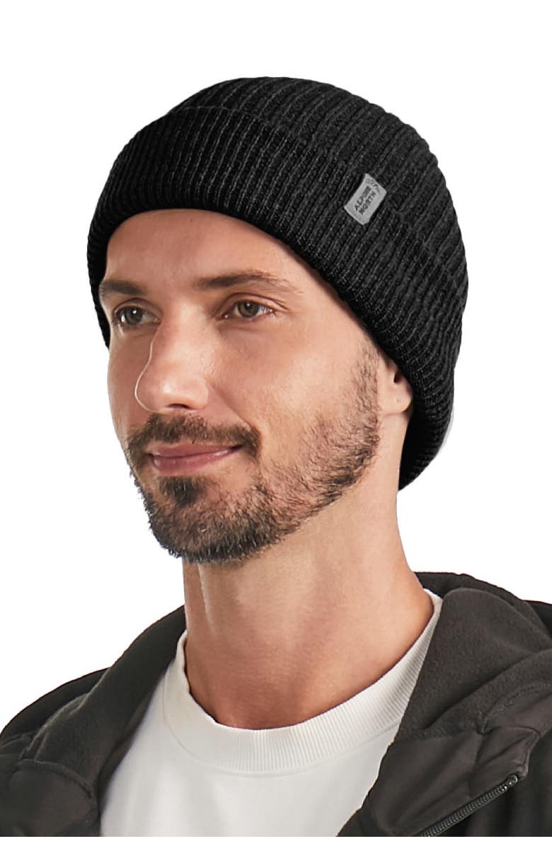 Alpine North Muskoka - Unisex Cuff Beanie, Main, color, Black