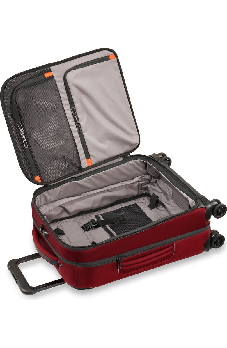 Briggs & Riley ZDX 21-Inch Expandable Spinner Suitcase, Alternate, color, Brick Red
