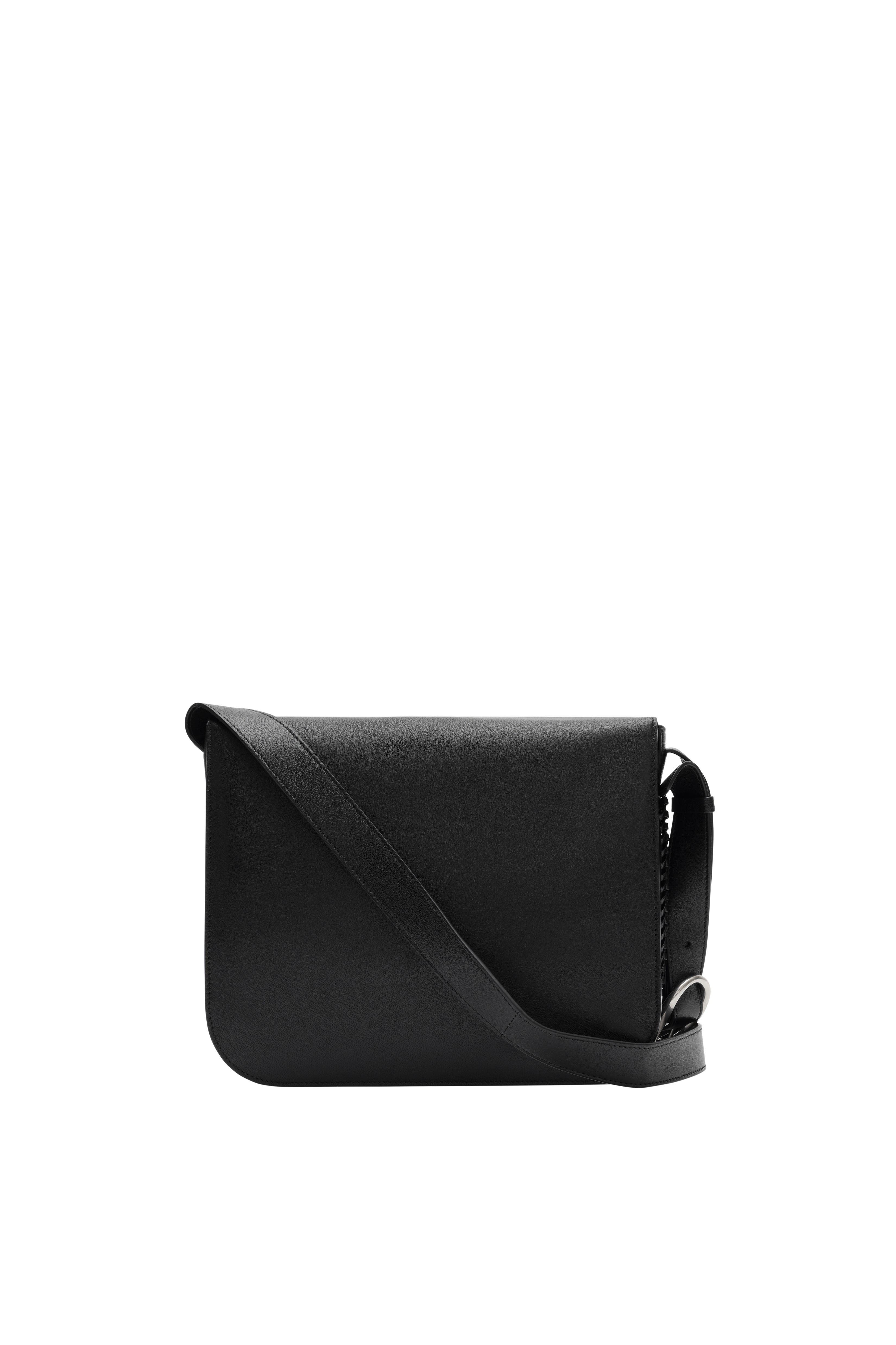 Burberry Tavistock Messenger Bag, Alternate, color, Black