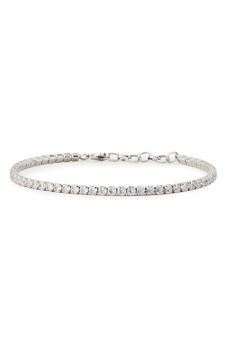 Serge DeNimes Chain Tennis Bracelet, Main, color, Silver