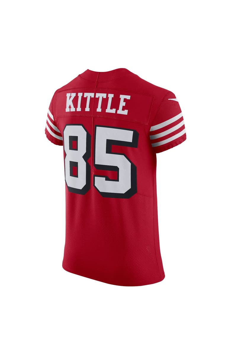 Nike Men's Nike George Kittle Scarlet San Francisco 49ers Alternate Vapor Elite Jersey, Alternate, color, Red