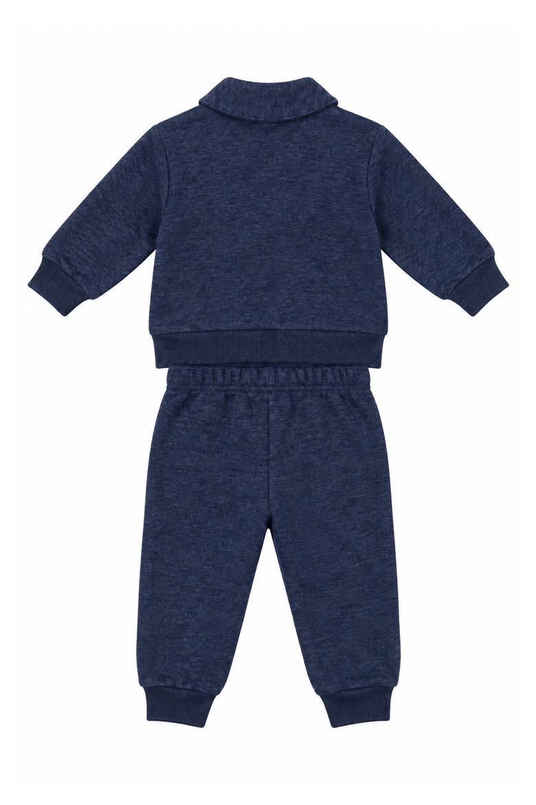 Kids' Quilted Fleece Pullover & Joggers Set, Alternate, color, BLUE