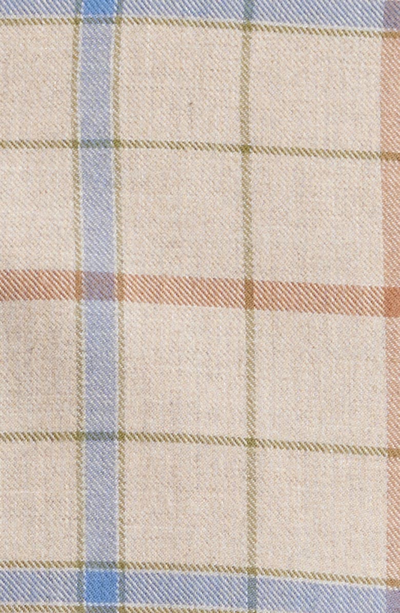 Scott Barber Mélange Exploded Tattersall Flannel Button-Up Shirt, Alternate, color,