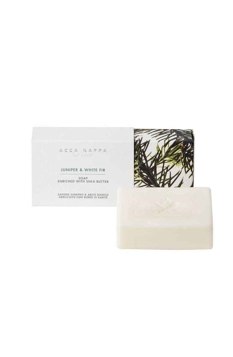 ACCA KAPPA Juniper & White Fir Soap, Main, color, White